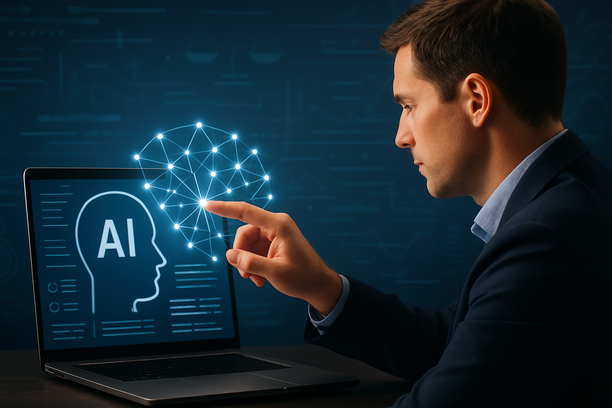 alt_text: A vibrant sunset casts colorful hues over a serene landscape, with silhouettes of trees.