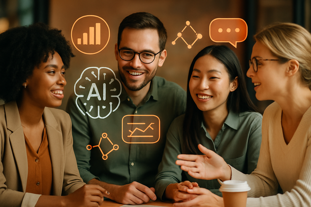 alt_text: A vibrant sunset over a tranquil lake, reflecting colorful skies and silhouetted trees.