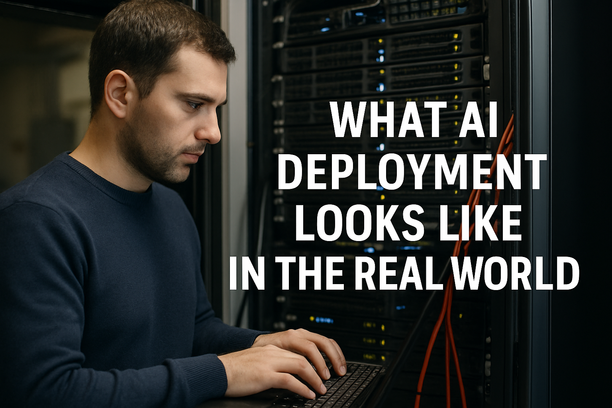 alt_text: A serene landscape featuring mountains, lush greenery, and a crystal-clear lake under a blue sky.